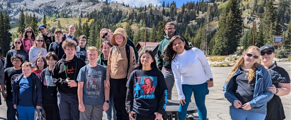 Kelsey Peak Students on a Field trip at Silver Lake